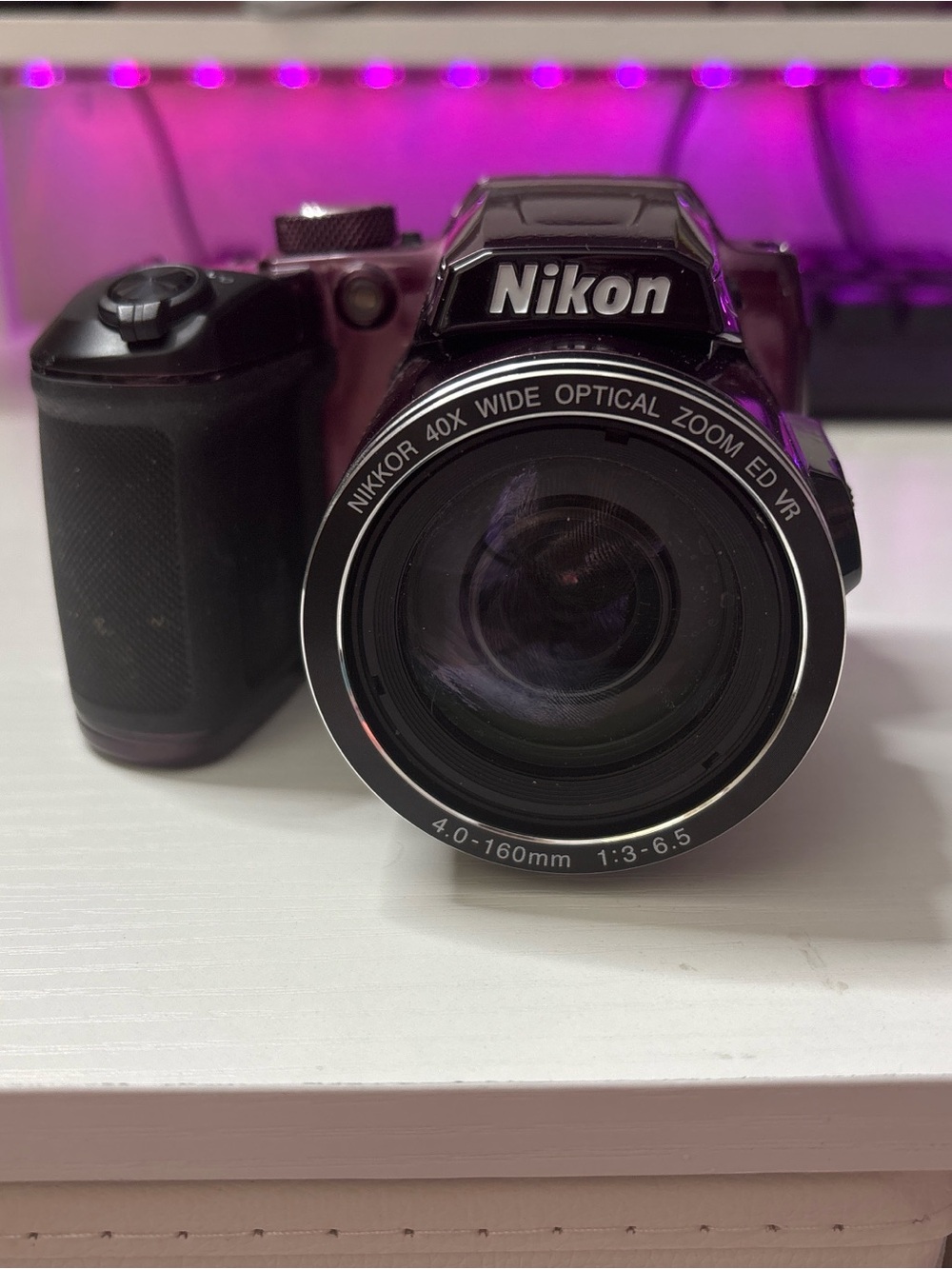 Nikon Black Digital Camera with 40x NIKKOR Zoom